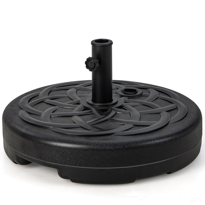 Giantex Fillable Umbrella Base | 102 lbs Heavy Duty HDPE Patio Umbrella Stand