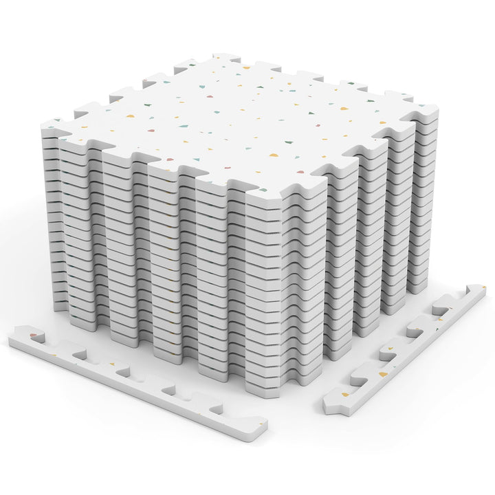 Giantex Interlocking EVA Foam Floor Tiles with Borders