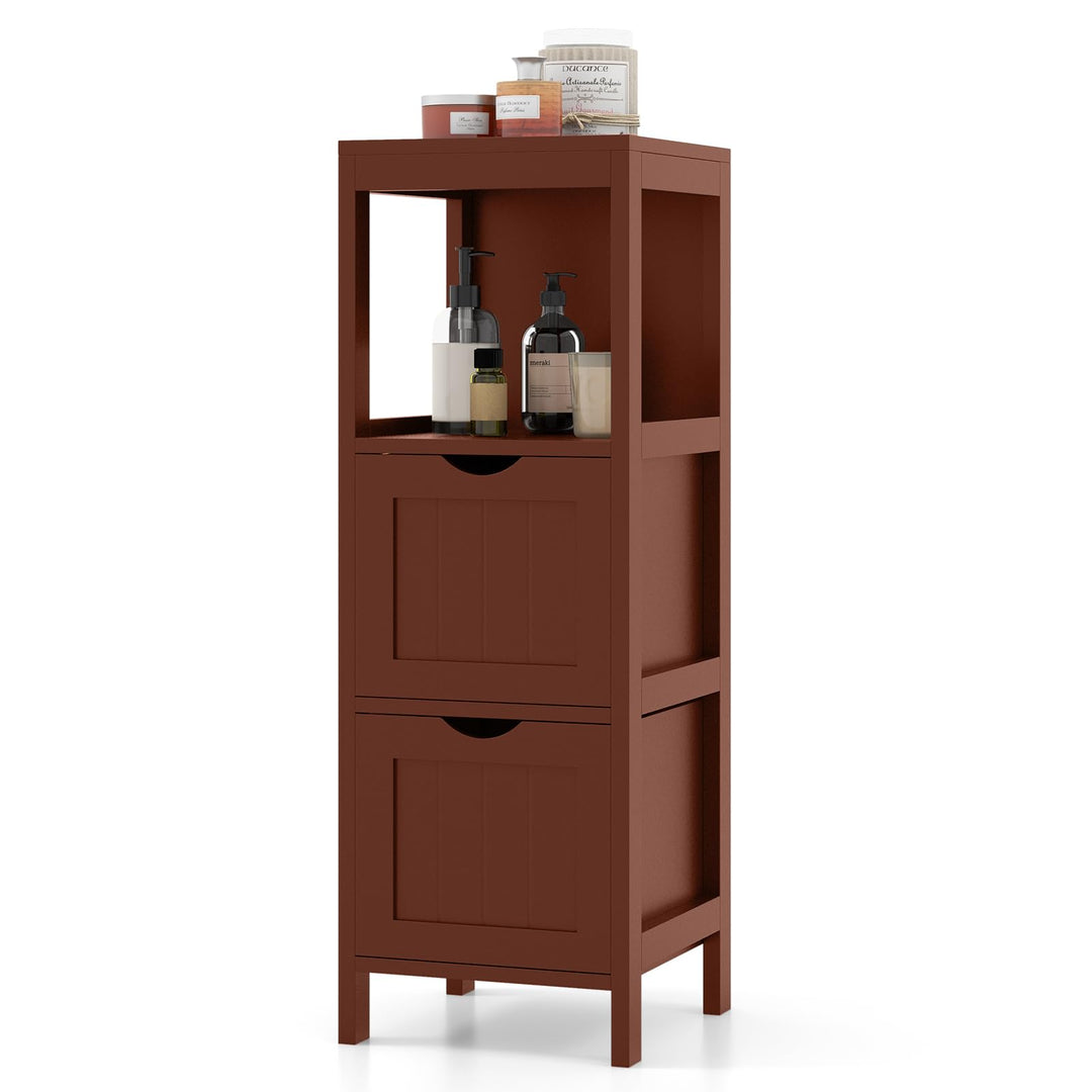Giantex Bathroom Organizers and Storage Cabinet - Storage Organizer Rack Stand