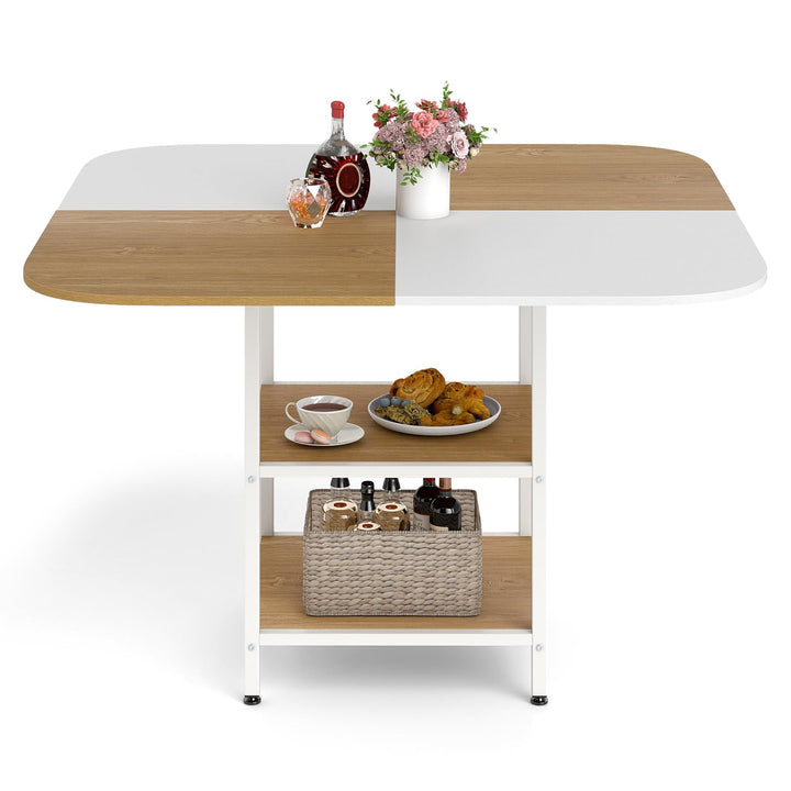 Giantex 47.5-inches Dining Table for 4 Square Kitchen Table