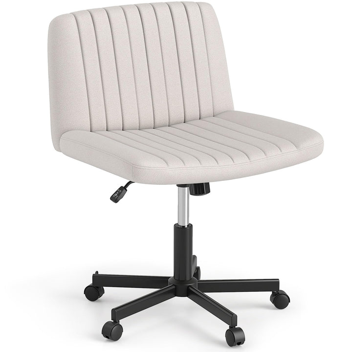 Giantex Armless Cross Legged Office Chair for Home