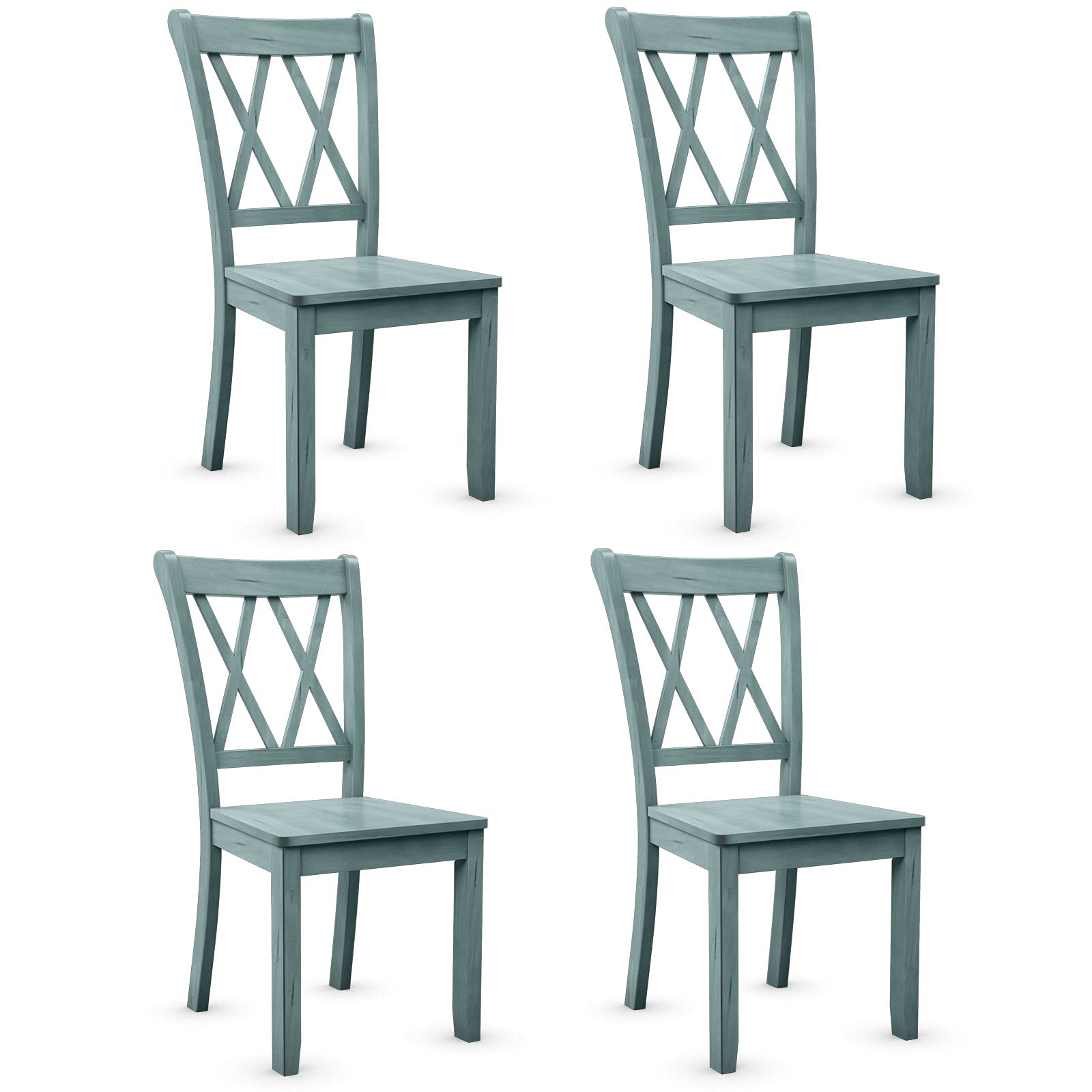 Giantex Rubber Wood Dining Room Side Chair