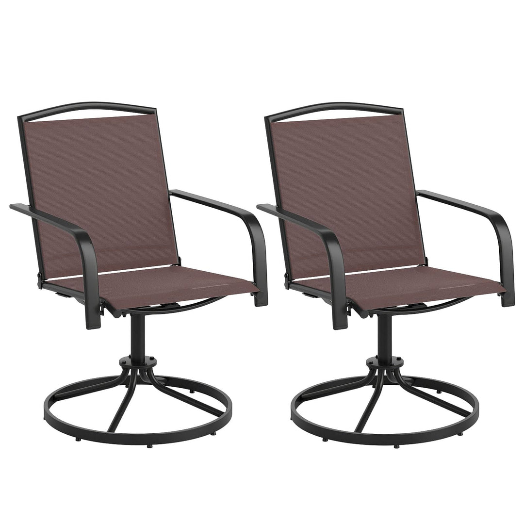Giantex All Weather 360° Patio Rockers with High Backrest Breathable Seat
