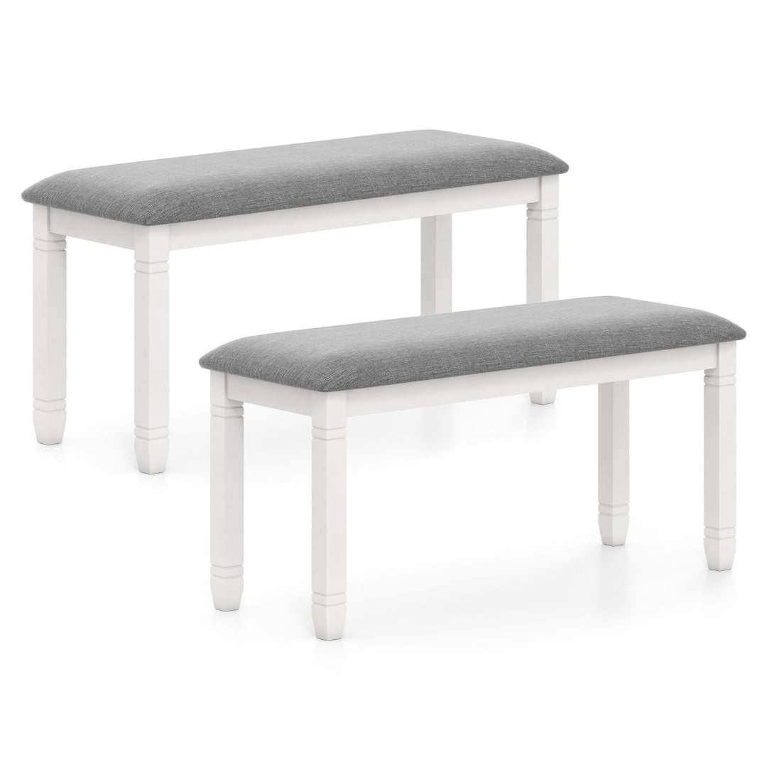 Giantex Upholstered Dining Bench with Padded Seat
