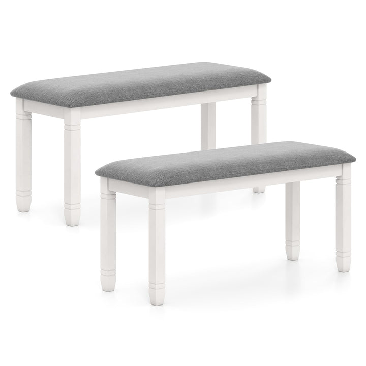 Giantex Upholstered Dining Bench with Padded Seat