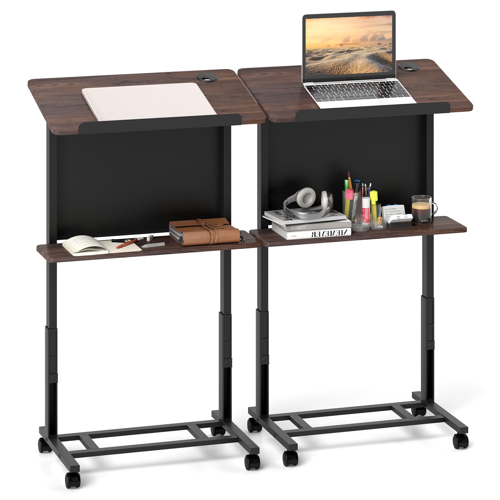 Giantex Mobile Podium Stand