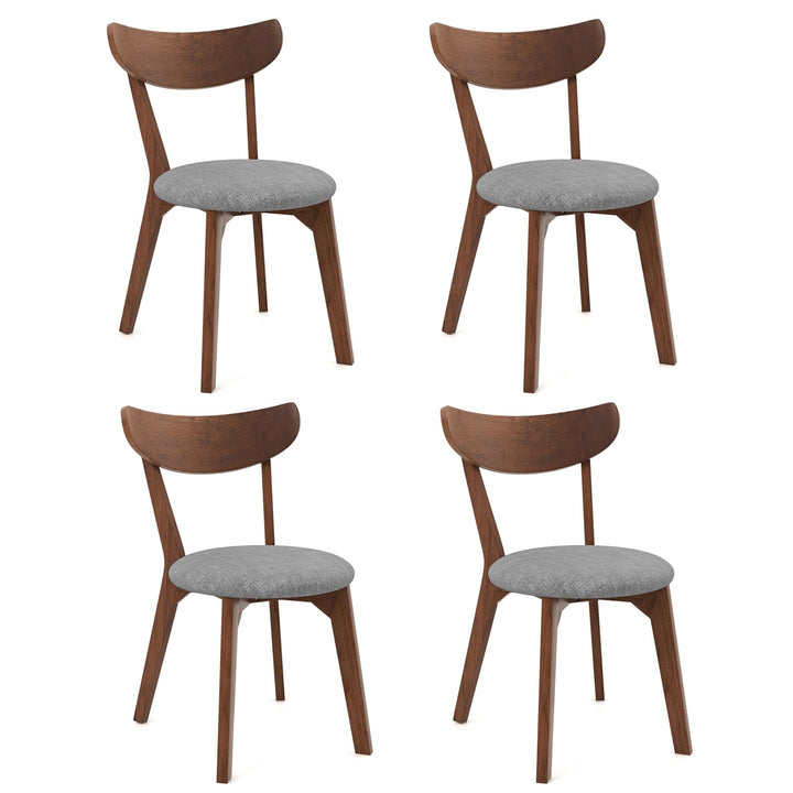 Giantex Upholstered Dining Chairs Set of 2/4 for Living Room Restaurant