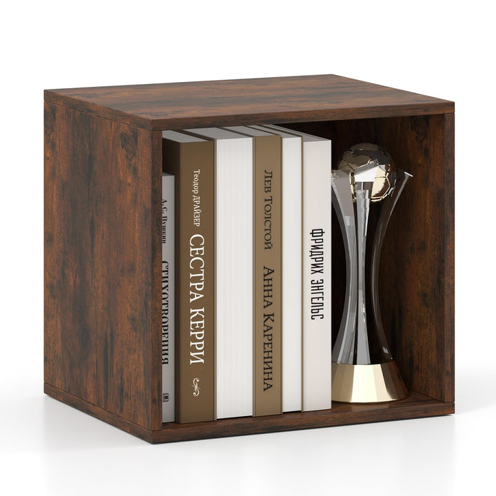 Giantex White Cubby Bookcase
