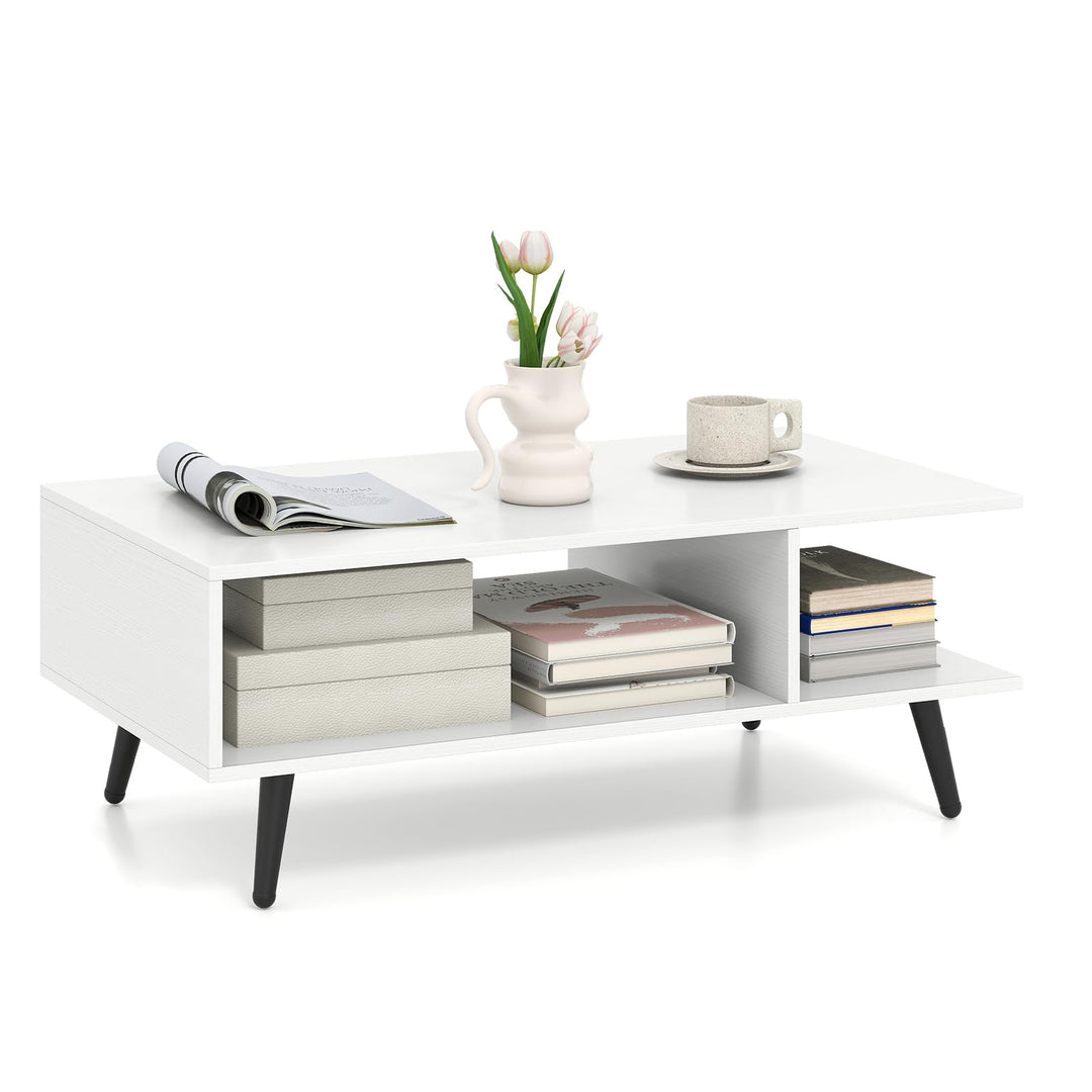 Giantex Coffee Table with Storage for Living Room