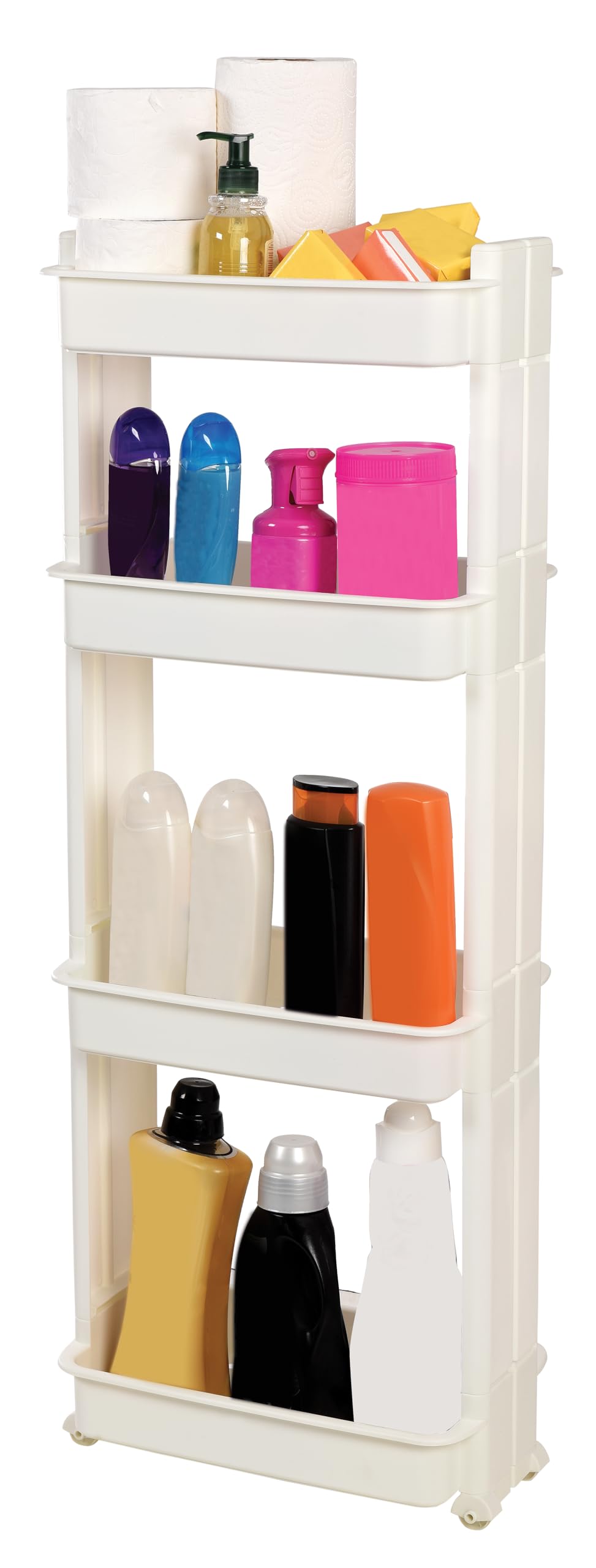 Giantex 4 Tier Slim Rolling Storage Cart for Kitchen