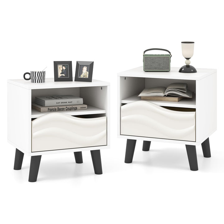 Giantex Mid Century Modern Nightstand