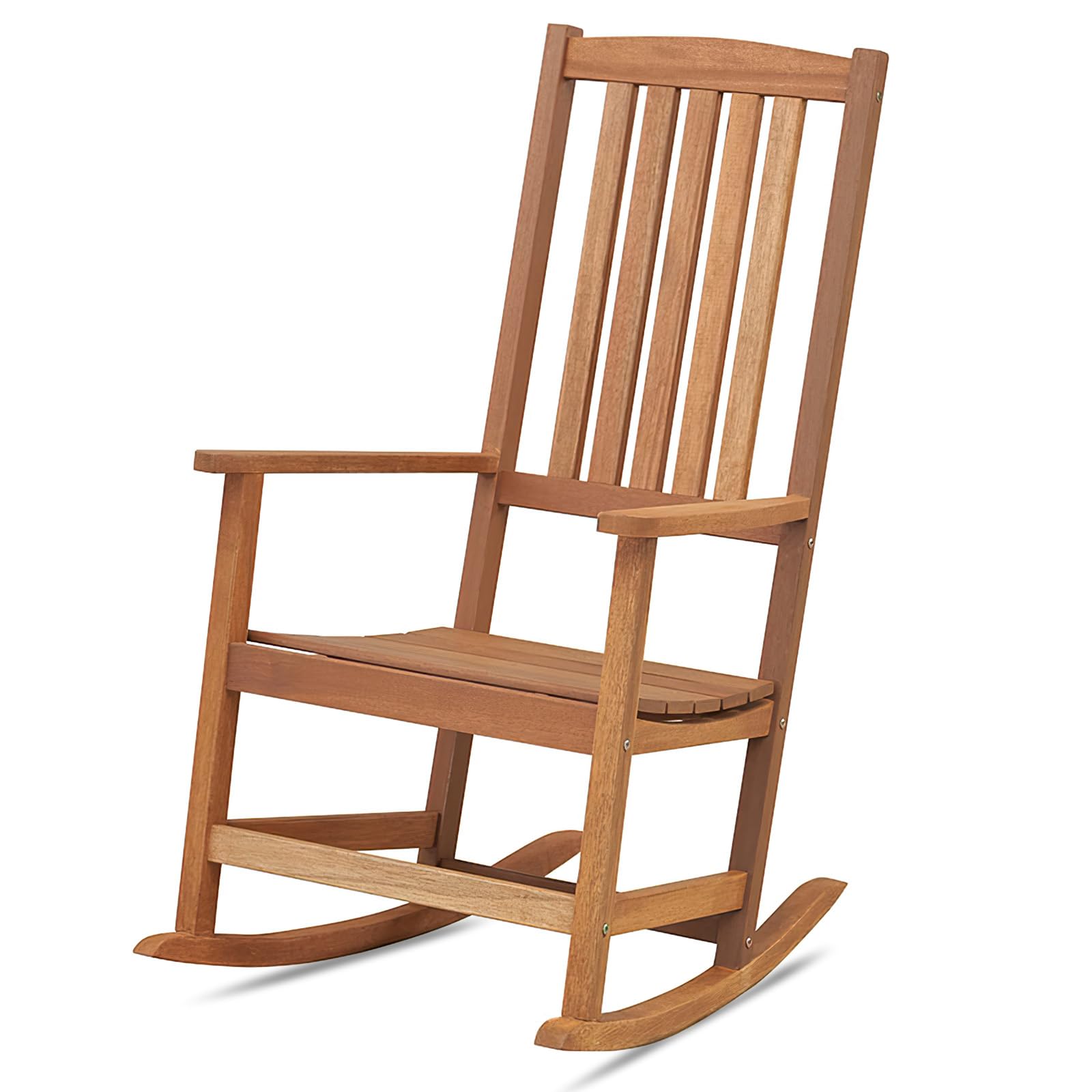 Giantex Outdoor Rocking Chair, High Back Patio Rocker