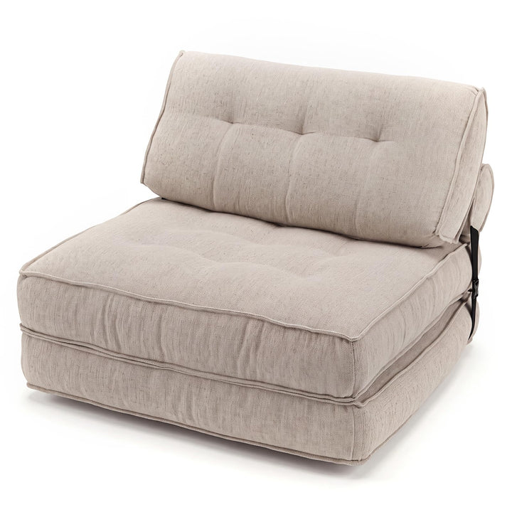 Giantex 3-in-1 Folding Sofa Bed with Bolster &amp; Pillow