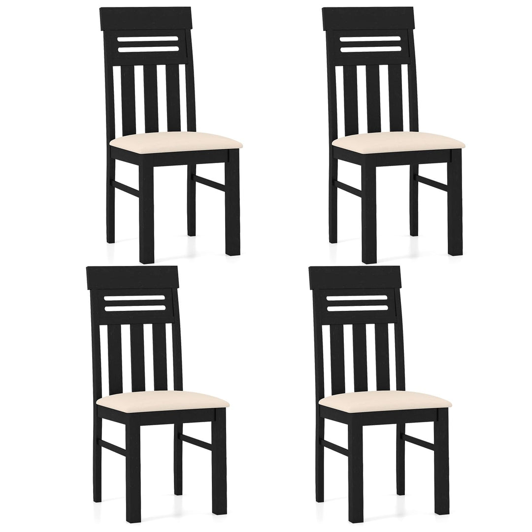 Giantex Wooden Dining Chairs Set of 2/4 for Kitchen Living Room