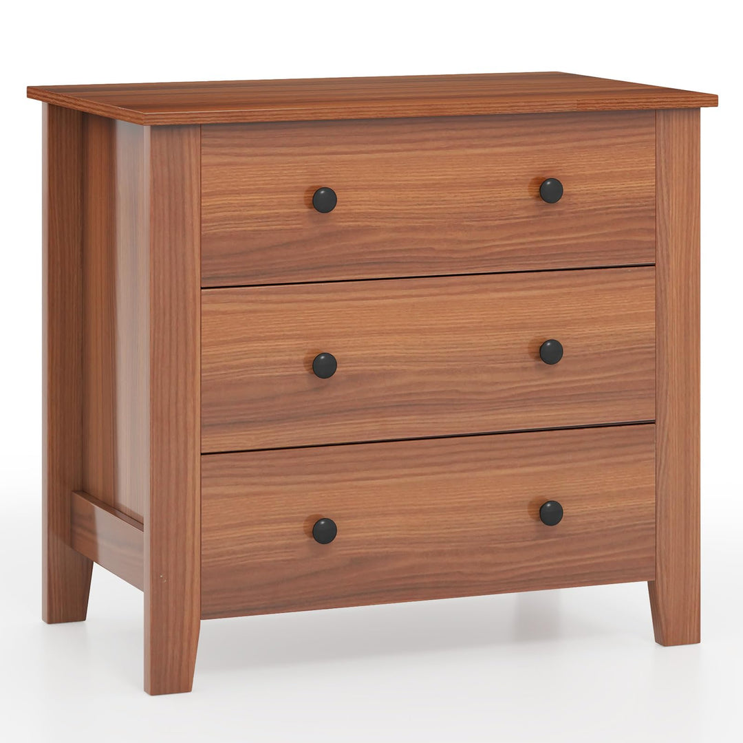 Giantex Small 3-Drawer Dresser for Bedroom - 28.5” x 18” x 26” Wide Chest of Drawers, Modern Large Nightstand Giantex Small 3-Drawer Dresser for Bedroom - 28.5” x 18” x 26” Wide Chest of Drawers, Modern Large Nightstand
