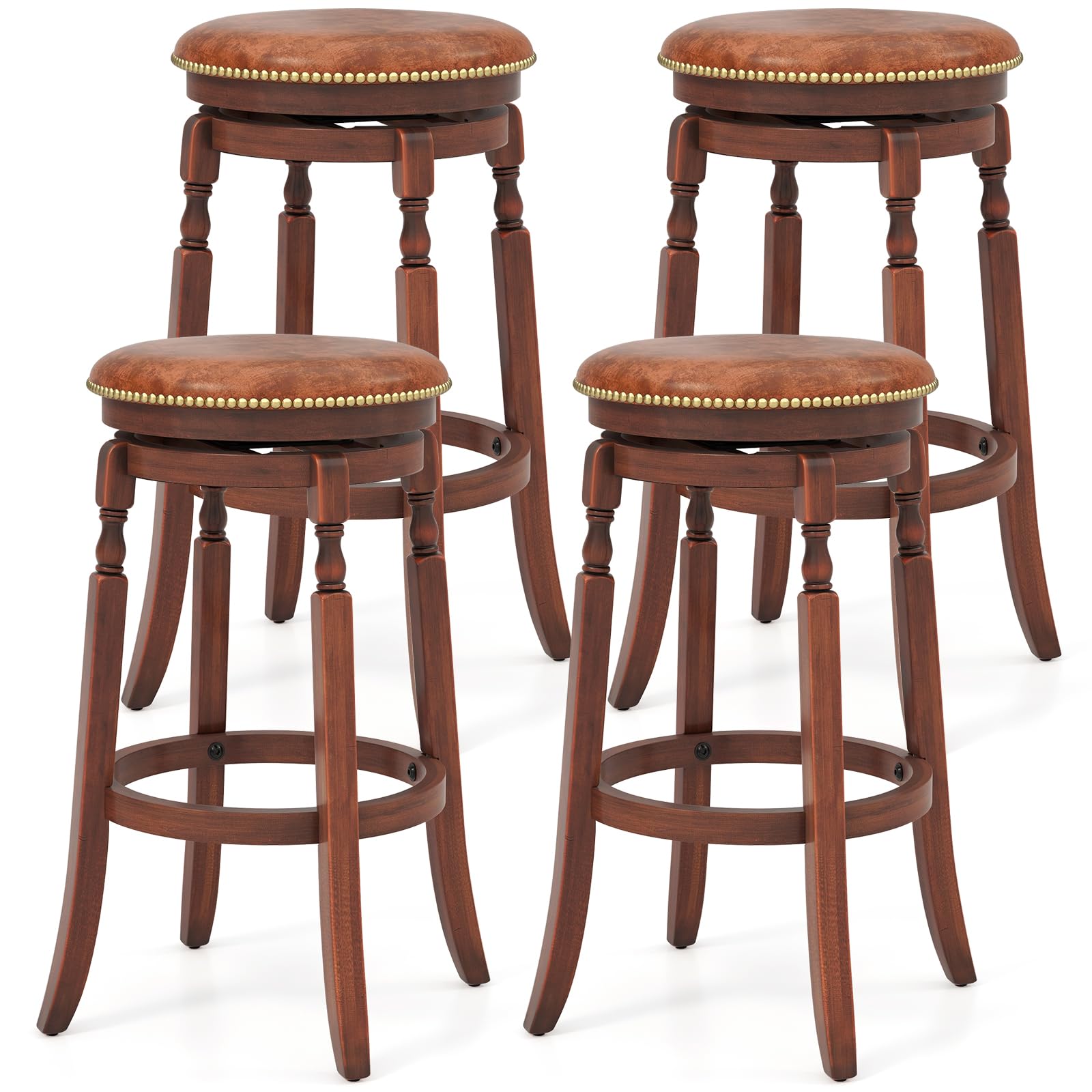 Giantex 24" /29.5" Swivel Bar Stools