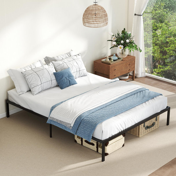 Giantex 12 Inch Metal Platform Bed Frame with Steel Slats Support