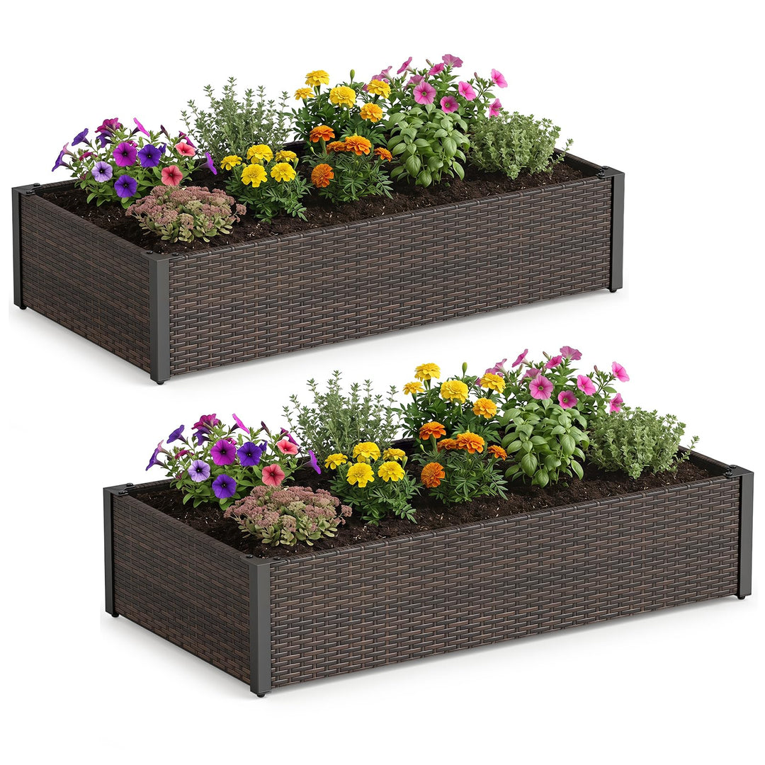 Giantex Raised Garden Bed for Vegetables Flowers Herbs