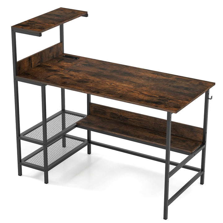 Giantex 48" Computer Desk with Charging Station