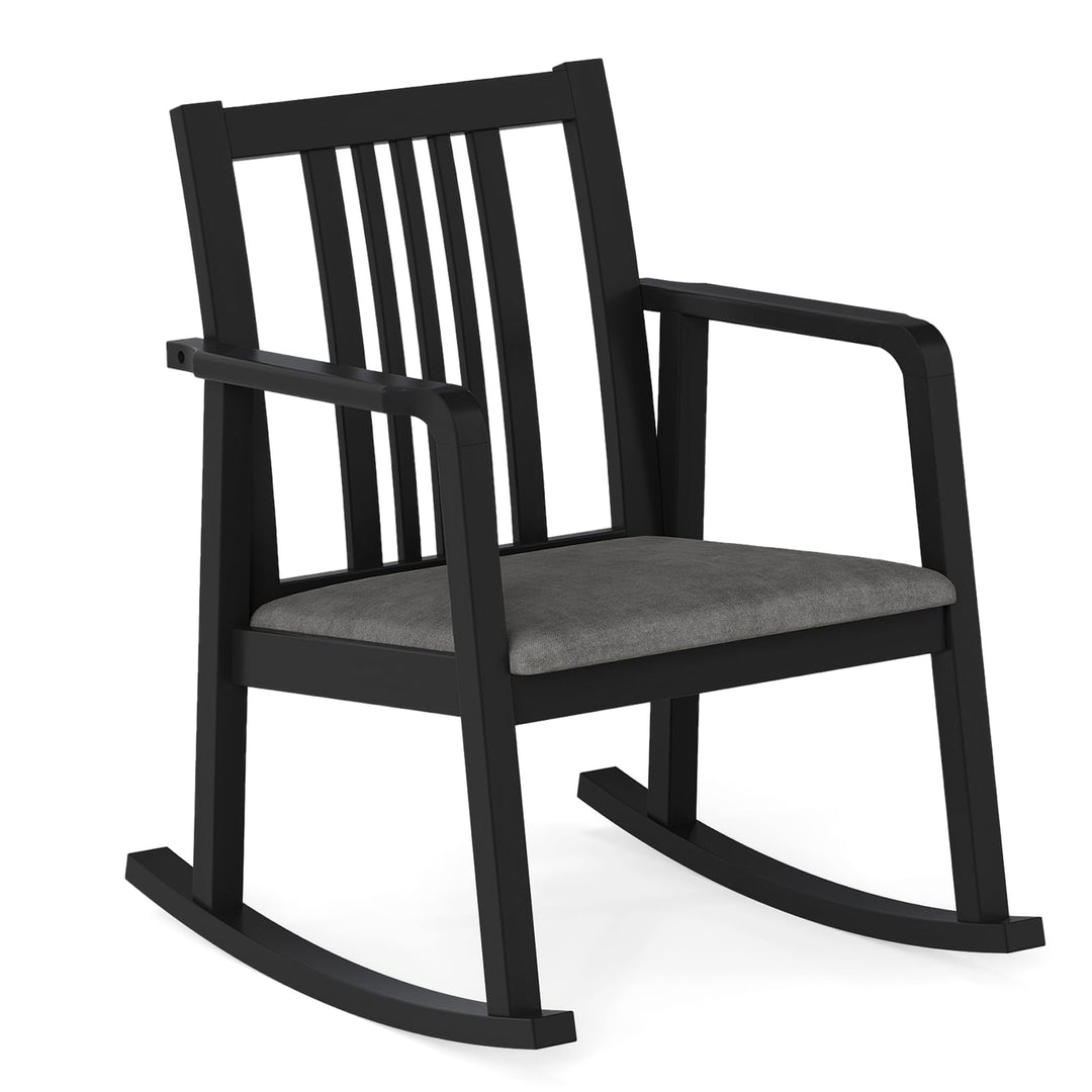 Giantex Rocking Chair with Cushioned Seat for Living Room