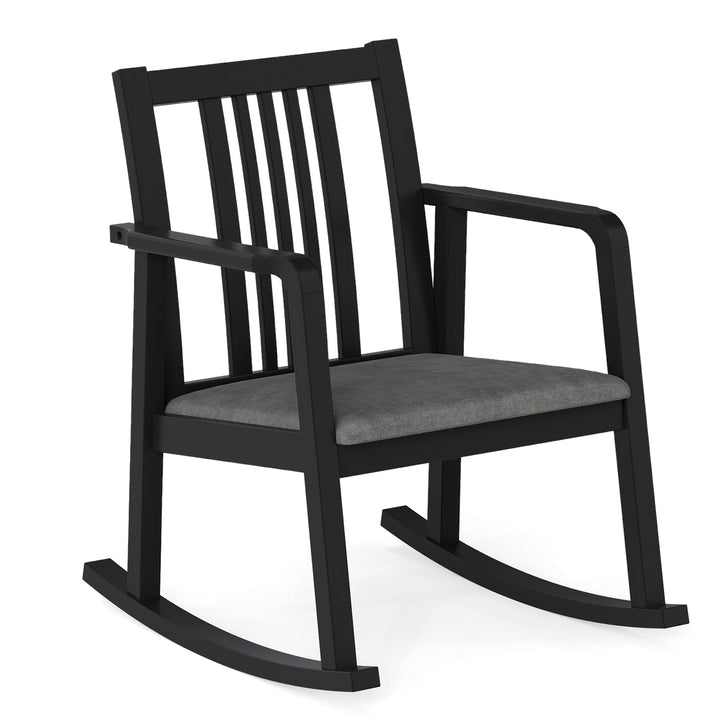 Giantex Rocking Chair with Cushioned Seat for Living Room