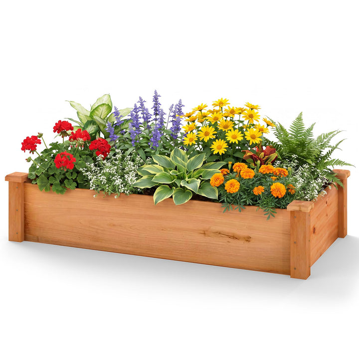 Giantex Wooden Raised Garden Bed