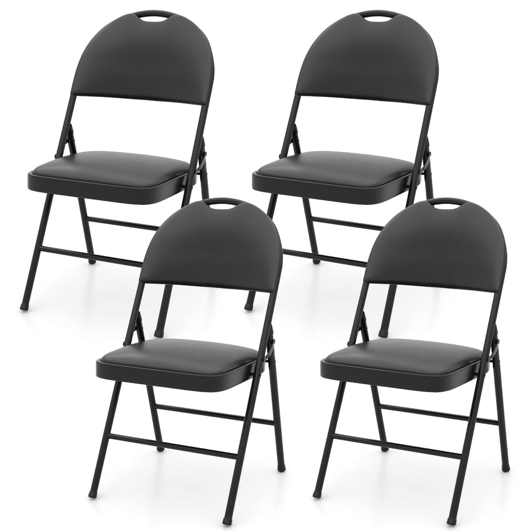 Giantex Party Chairs with Metal Frame for Indoor Outdoor