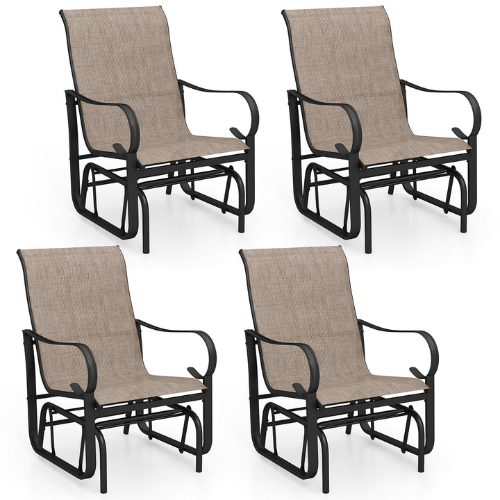 Giantex Outdoor Glider Set for Garden and Backyard