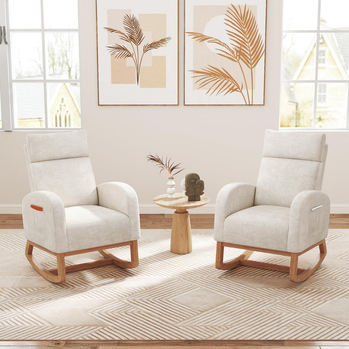 Giantex Rocking Chair Nursery for Living Room