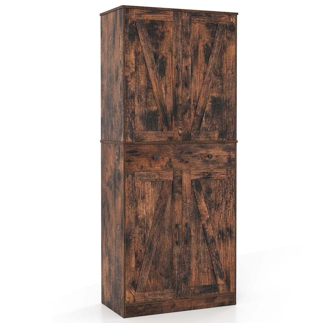 Giantex 72" Tall Kitchen Pantry Cabinet for Living Room