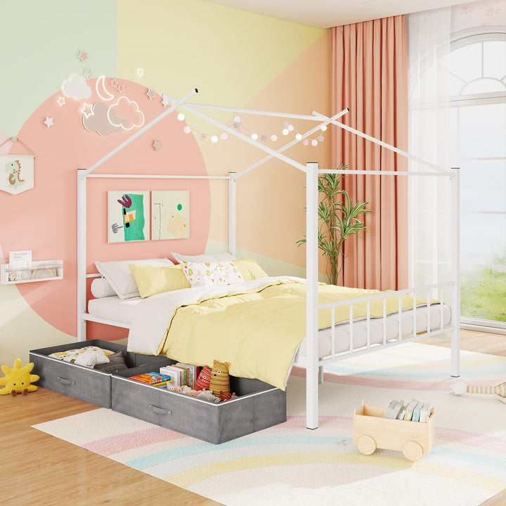 Giantex Full Size House Bed with 2 Storage Drawers