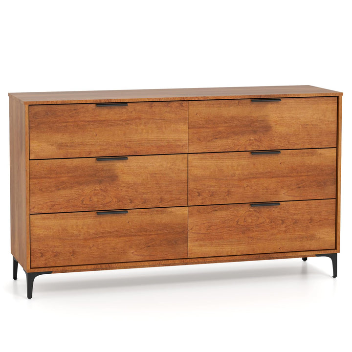 Giantex Wooden Storage Cabinet with Anti-Tip Kit & Sturdy Metal Legs