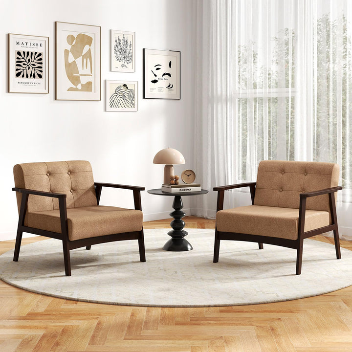 Giantex Mid Century Modern Accent Chair for Living Room