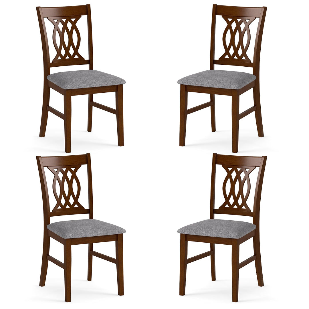 Giantex Upholstered Dining Chairs Set of 2/4 for Kitchen