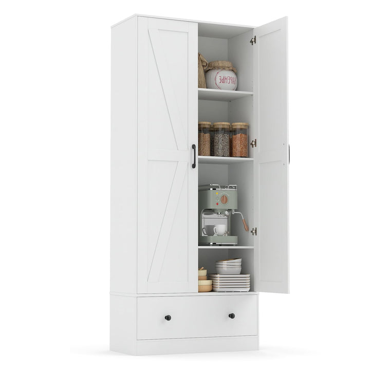 Giantex 72" Tall Kitchen Pantry Cabinet for Dining Room Living Room Bathroom