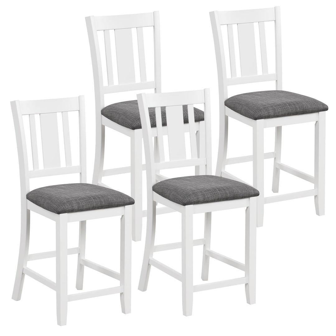 Giantex 24 Inch Modern Counter Height Stools with Footrest