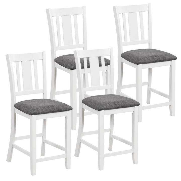 Giantex 24 Inch Modern Counter Height Stools with Footrest