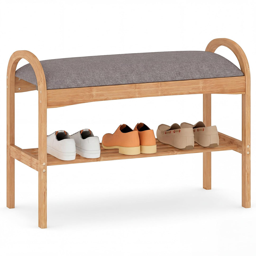 Giantex Shoe Bench with Flip-Top Storage for Hallway