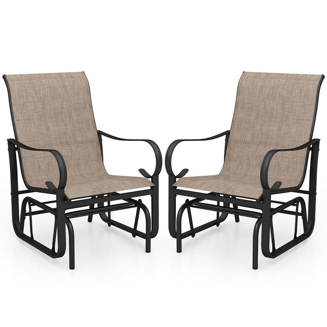 Giantex Outdoor Glider Set for Garden and Backyard