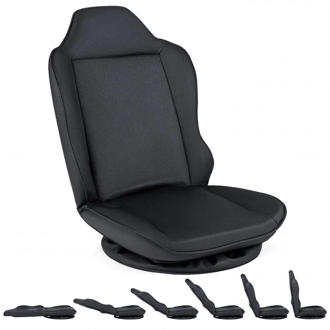 Giantex 360° Gaming Chair Foldable Reclining Lounge Chair with Padded Seat Cushion