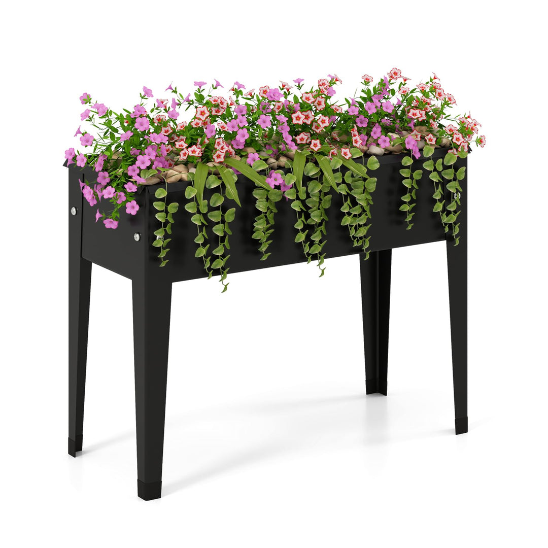 Giantex Metal Raised Garden Bed with Legs(24”x11”x18”)