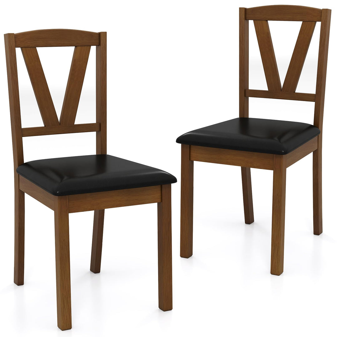 Giantex Wooden Dining Chairs Set (2/4)