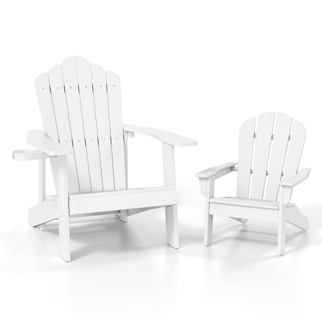 Giantex Adirondack Chairs Set of 2 for Adults and Kids