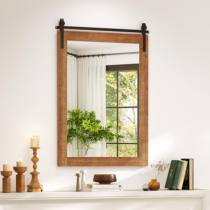 CHARMAID Farmhouse Wall Mirror