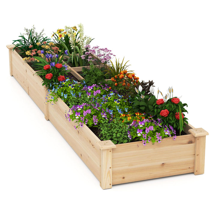 Giantex Wooden Raised Garden Bed