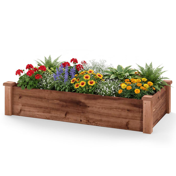 Giantex Wooden Raised Garden Bed