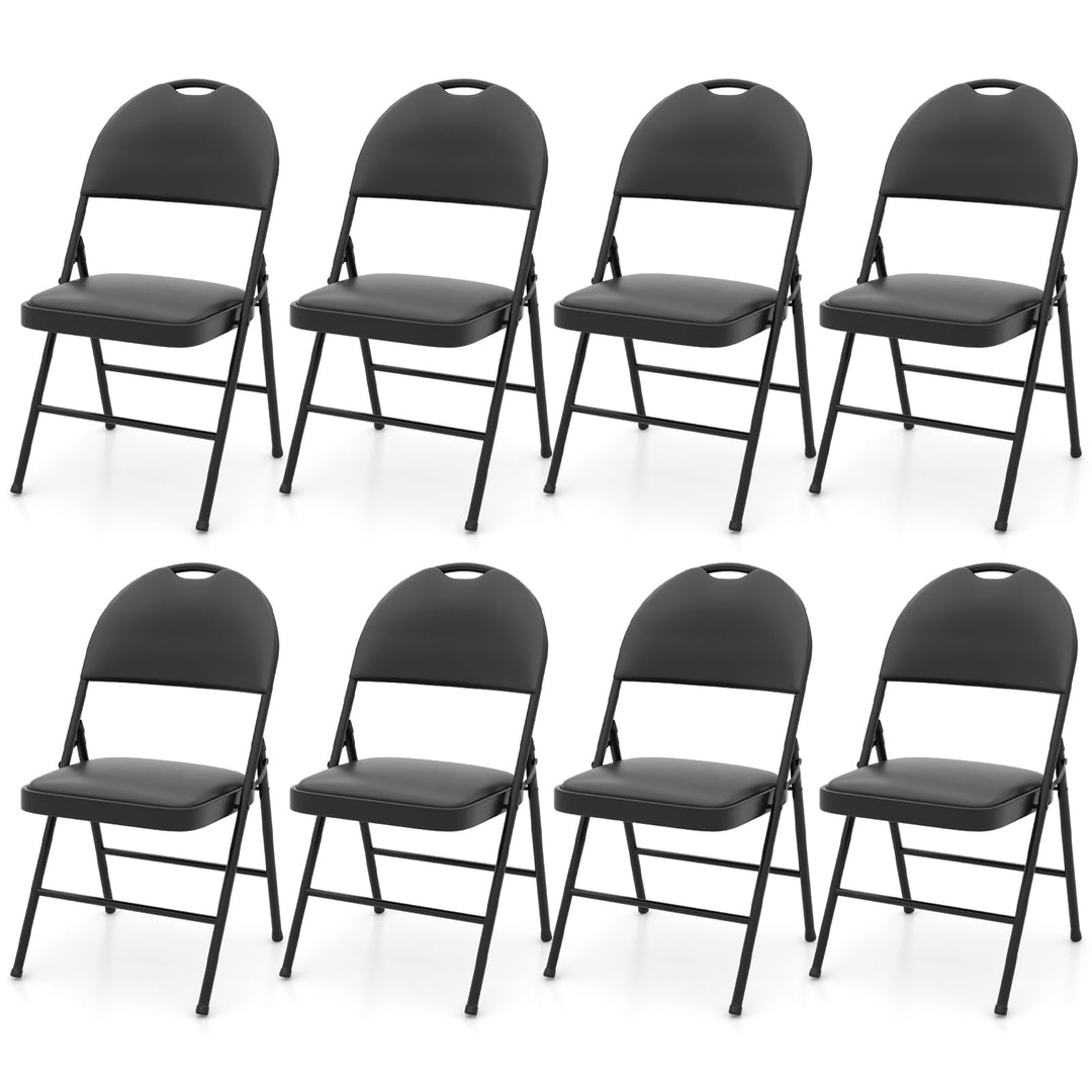 Giantex Party Chairs with Metal Frame for Indoor Outdoor