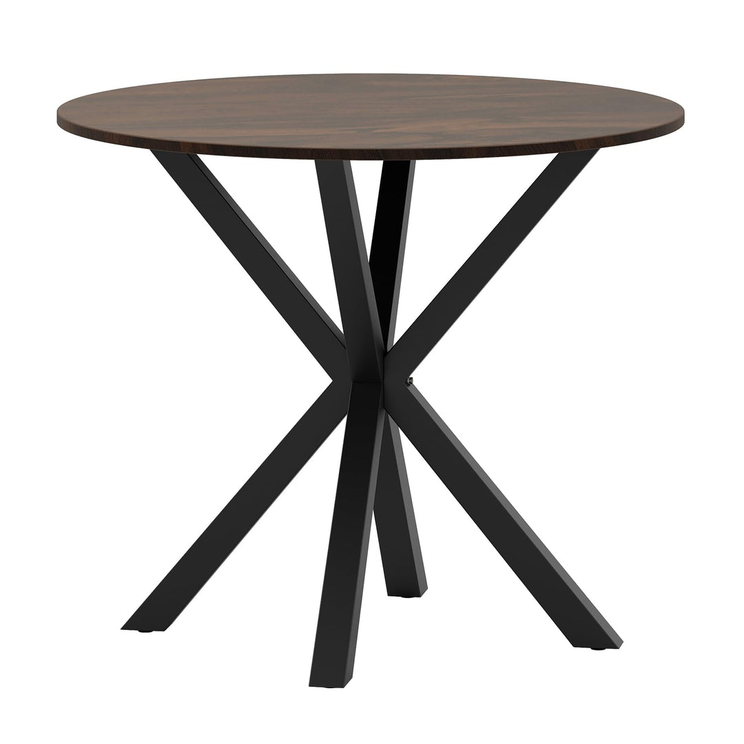 Giantex Farmhouse Kitchen Table with Rubber Wood Legs