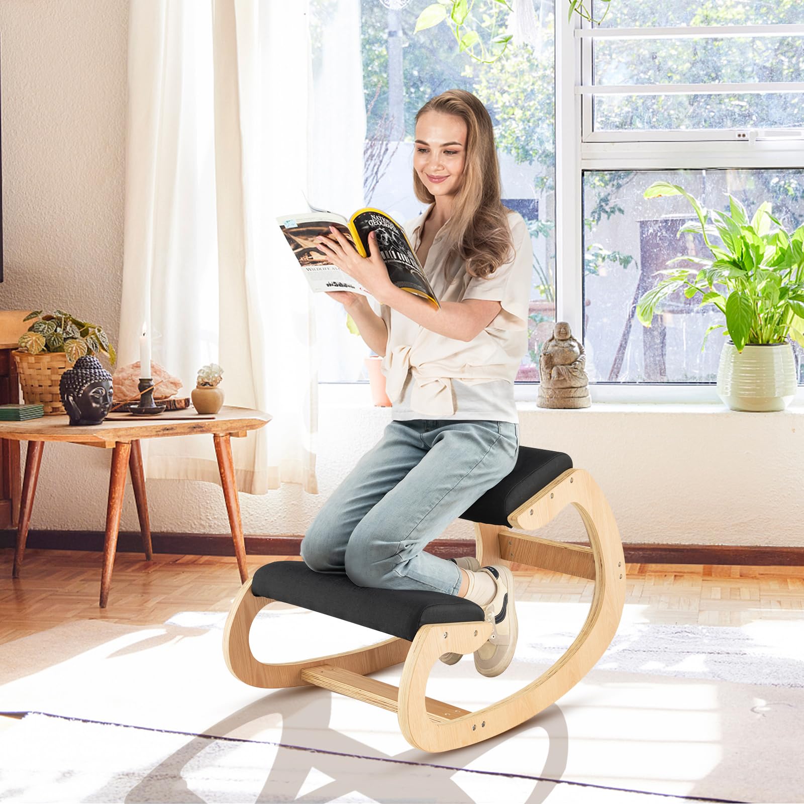 Giantex Ergonomic Kneeling Desk Chair
