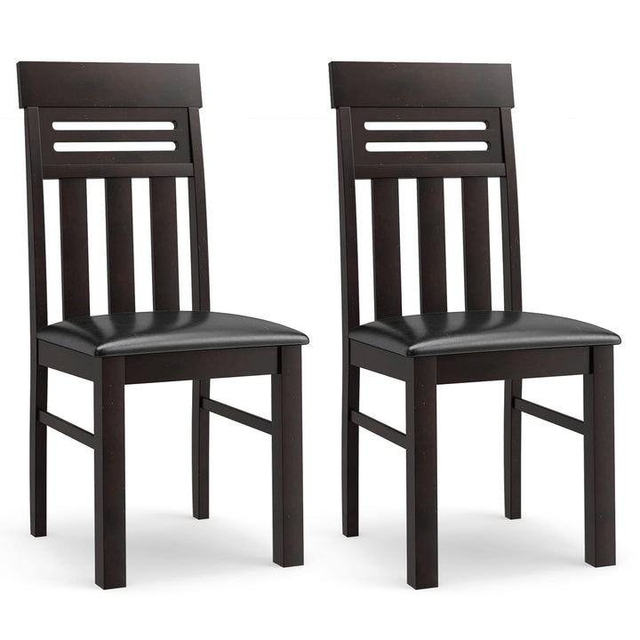 Giantex Wooden Dining Chairs Set of 2/4 for Kitchen Living Room